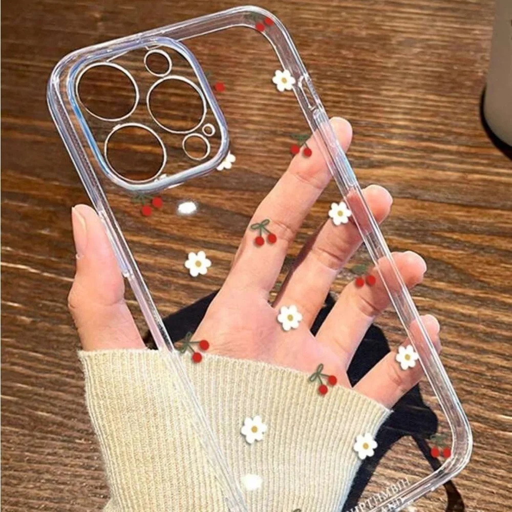 ⚠️Clearance iPhone 15/Pro/Pro Max 1pcs Cherry Phone Case - Picture 2 of 3